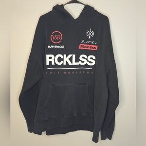 Young & Reckless Mens Black Hoodie